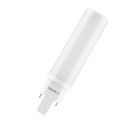OSRAM Lámpara LED DULUX con base de clavija G24q, 6 W, 660 lm, 6500 K, reemplazo fluorescente compacto, ECG, giratoria, 30 000 h, sin mercurio, fácil reemplazo, IP20