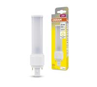 OSRAM Lámpara LED DULUX D 26 para casquillo G24D-3, 10 vatios, 920 lúmenes, blanco cálido (3000K), giratoria, sustituye a la lámpara Dulux convencional de 26W