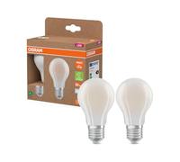 OSRAM Lámpara LED Energy Class con forma de bombilla clásica, 5 W / 1055 lm, EEK A, luz blanca fría (4000 K), CRI 80, fabricada en vidrio esmerilado sin plomo, casquillo E27, IP20, 60 mm de diámetro.