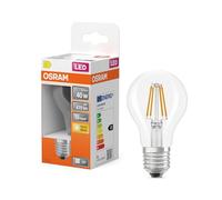 OSRAM Lámpara LED forma de estrella, filamento A40, 2700 K blanco cálido, 3,4 W, E27, transparente, 470 lm, 15.000 h, para lámparas de techo y de pie, salón
