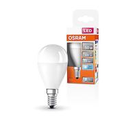OSRAM Lámpara LED P60 de STAR LED de para el zócalo E14, forma de caída, apariencia mate, 806 lúmenes, blanco frío (4000k), reemplazo de bombillas convencionales de 60 W, no dimmables, 1 paquete