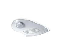 OSRAM Lámpara LED para puerta con sensor de movimiento, a pilas, 4000K, 40lm, 0,95W, IP54, blanca, luz hacia abajo, para zonas de entrada