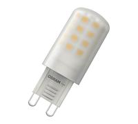 OSRAM Lámpara LED PIN con base de clavija G9 3,2 W 320 lm 2700 K regulable GlowDim, reemplazo halógeno para iluminación de acento, larga duración 25 000 h, alta reproducción cromática