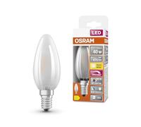 OSRAM Lámpara LED regulable Superstar con una reproducción cromática especialmente alta (CRI90), E14 base, vidrio esmerilado,Blanco cálido (2700K), 470 Lumen, sustituto de 40W-iluminante 1-paquete