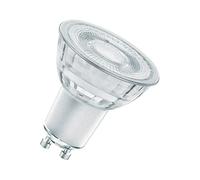 OSRAM Lámpara LED regulable Superstar con una reproducción cromática especialmente alta (CRI90), GU10 base, vidrio transparente ,Blanco cálido (2700K), 230 Lumen, sustituto de 35W-iluminante 1-paquete
