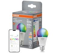 OSRAM SMART+ MATTER CLASSIC shapes Multicolor A-Form LED-Lampe Kunststoff Matt 9 W 806 lm Matter Smartspeaker-Kompatibel Dimmbar Energieeffizienzklasse: F