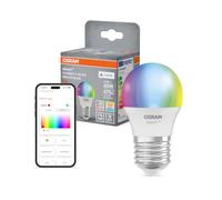 OSRAM Lámpara LED SMART+ P40 RGBW Miniball E27 con WiFi | SMART+ MATTER Multicolor Classic, LED Lamps, blanco, 47 mm dia, 20000 h, Paquete de 1