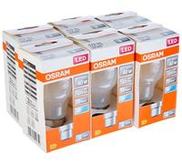 OSRAM Lámpara LED Star de filamento esmerilado, casquillo B22d, blanco frío (4000K), forma de bombilla, juego de recambio para bombillas convencionales de 40W, paquete de 6