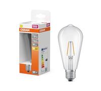 OSRAM Lámpara LED Star Edison ST64 25 Filamento, 2700 K blanco cálido, 1,8 W, E27, transparente, 250 lm, 15.000 h, para lámparas colgantes, aspecto vintage, decorativa