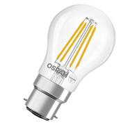 OSRAM Lámpara LED Star Globe P40 Filamento, 2700 K blanco cálido, 3,4 W, B22d, transparente, 470 lm, para luminarias de mesa y colgantes, salón, 15.000 h