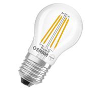 OSRAM Lámpara LED Star Globe P40 Filamento, 6500 K luz diurna blanca fría, 3,4 W, E27, transparente, 470 lm, para luminarias de mesa y colgantes, 15.000 h