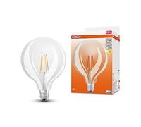 OSRAM Lámpara LED Star Globe125 de para el enchufe E27, forma de globo, FIL, 470 lúmenes, blanco cálido (2700k), reemplazo de bombillas convencionales de 40W, no Dimmable, 4 paquetes