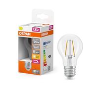 OSRAM Lámpara LED Superstar A25 con filamento en forma de bombilla regulable, 2700 K blanco cálido, 1,8 W, E27, transparente, 250 lm, 15.000 h, para lámparas de techo y de pie.
