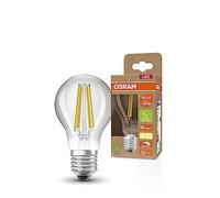 OSRAM Lámpara LED SUPERSTAR+ CLASSIC A FIL 100, E27, forma bombilla, 8,2W, 1521lm, 2700K, luz blanca cálida, regulable, tecnología filamento LED, consumo energía muy bajo, eficiencia energética B