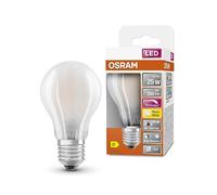 OSRAM Lámpara LED SUPERSTAR+ CLASSIC A GLFR 25, E27, forma bombilla, 2,2W, 300 lm, 2700 K, luz blanca cálida, componente azul muy reducido, fatiga ocular reducida, regulable, optimo consumo de energía