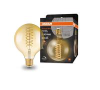 OSRAM Lámpara LED Vintage 1906® Classic GLOBE125 FIL 60, E27, regulable, esférica, dorado, 8,4W, 806lm, 2400K, luz blanca cálida, bajo consumo, larga duración