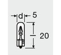 OSRAM Lámpara, panel de instrumentos para AMC: Pacer (Ref: 2741)