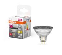 OSRAM Lámpara reflectora Superstar, GU5.3 base, vidrio transparente,Blanco cálido (2700K), 230 Lumen, sustituto de 20W-iluminante 1-paquete