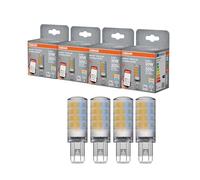 OSRAM Lámpara SMART+ WIFI LED casquillo pin, 3. 5W, 320lm | SMART WIFI PIN 3,5W 827, LED Lamps, Claro, 18 mm dia, 20000 h, Paquete de 4
