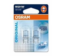 OSRAM Lámpara W21W ORIGINAL halógena para FIAT: Punto, 500, Doblo, 124, Scudo, Ulysse, Freemont & MAZDA: 5, 6, 3, RX-8, MX5, 626, RX-7 (Ref: 7505)