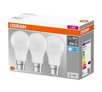 OSRAM LED BASE CLASSIC A Bombilla LED , Casquillo B22d , 2700 K , 8,50 W , Equivalente a 60W , mate , Blanco cálido