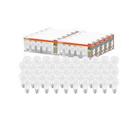 OSRAM LED Base Classic A, en forma de bombilla con casquillo E27, blanco cálido, 2700 K, 8,50 W, reemplazo para bombilla incandescente de 60 W, esmerilado, 10 x paquete de 5