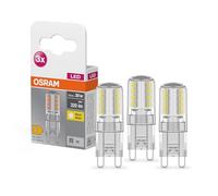 OSRAM LED BASE PIN 20 320° blanco cálido 2700 K 1.8 W 200 lm | , LED Lamp, MulticolOroed, 15 mm dia, 10000 h, Paquete de 3