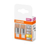 OSRAM LED bi-pin G9 4,2W 2.700K transparente 2 ud