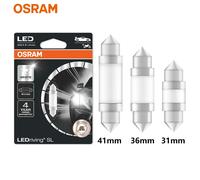 OSRAM LEDriving® SL, ≜ C5W (36 mm), blanco 6000K, lámpara de señalización LED, solo uso todoterreno, no ECE, blister único (1 lámpara)