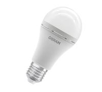 OSRAM LED Classic A 60 Camping Lampe/Notlicht mit integriertem wiederaufladbaren Akku (ex 60W) 8W Warmweiß E27