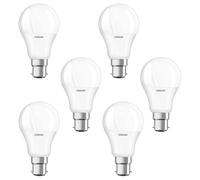 Osram LED Classic A 8 W 827 Frosted B22d, 6 Pack