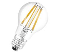 OSRAM LED Classic A100, lámparas LED de filamento transparente de vidrio para E27, forma de bombilla, blanco frío (4000K), 1521 lúmenes, sustituye a las bombillas convencionales de 100W, caja de 3