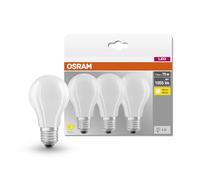 OSRAM LED Classic A75, lámparas LED de filamento esmerilado de vidrio para E27, forma de bombilla, blanco cálido (2700K), 1055 lúmenes, sustituye a las bombillas convencionales de 75W, caja de 3