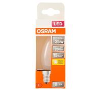 OSRAM LED Retrofit CLASSIC B Bombilla LED, Casquillo E14, 2700 K, 1,50 W, Equivalente a 15Wro, Blanco cálido