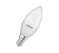 OSRAM LED Classic Star, vela, mate, E14, 4,9 W, 4.000 K