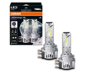 Osram LED H15 HL Easy 2 PZ Bombillas Para Faro Blanco 6500K 12V 17W 2 Piezas