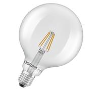 OSRAM LED-Lampe Star Globe G125 40 Filament, 2700 K warmweiß, 3,4 W, E27, klar, 470 lm, 15.000h, für Pendelleuchten, große Ballform