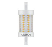 OSRAM LED LINE R7S Lote de 10 x Tubo Led R7s, 8W , 75W equivalente a, 2700 K , Blanco cálido