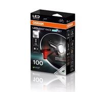 Osram LED Luz de la Bicicleta Set Bicicleta Carrera 100 Delantero y Trasero