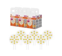 OSRAM LED PIN ROUND 20 100° REG blanco cálido 2700 K 2 W 190 lm | LED PIN ROUND 20 100° DIM, LED Lamps, Multicolor, 27 mm dia, 15000 h, Paquete de 6