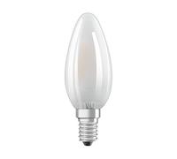 OSRAM LED Retrofit CLASSIC B Bombilla LED , Casquillo E14 , 4000 K , 4 W , Equivalente a 40W , mate , Blanco frío