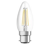 OSRAM LED Retrofit CLASSIC B Bombilla LED , Casquillo E14 , 4000 K , 4 W , Equivalente a 40W , mate , Blanco frío