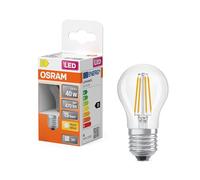 OSRAM LED Retrofit CLASSIC P P-Form LED-Lampe Glas klar 3,4 W 470 lm 2700 K Energieeffizienzklasse: D CRI: 80