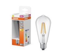 OSRAM LED Retrofit CLASSIC ST ST64 LED-Lampe Glas klar 5,9 W 806 lm 2700 K Energieeffizienzklasse: D CRI: 80