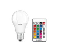 OSRAM LED Retrofit RGBW bombilla con mando Bombilla LED, Casquillo E27, 2700 K, 9 W, Equivalente a 60W, mate, Blanco cálido