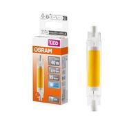 OSRAM LED Slim Line schlanke multicolor LED-Lampe mit R7s-Retrofit-Sockel, 4.5 W / 470 lm, klar, kaltweißes Licht mit 4000 K, nicht-dimmbar, IP20, bleifreies Glas, 16 mm Durchmesser.