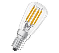 OSRAM LED Special LED-Lampe in Tropfenform, klar, multicolor, 2.8 W, 250 lm, 2700 K für warmweißes Licht, E14 Sockel, 26 mm Durchmesser, EEK F, dimmbar.