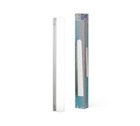 OSRAM LED Square aplique/plafón baño en blanco de aluminio, temp color ajustable con interruptor pared, protección IP44, montaje superficie interior