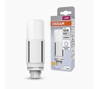 OSRAM DULUX LED D18 VT EM, G24D, 7,5 W, 950 lm, 4000 K, color luz blanco frío, para aplicaciones verticales gracias a un ángulo de haz 300 grados, vida útil larga, sin tiempo de calentamiento
