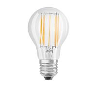 OSRAM LED Star Classic A, casquillo: E27, no regulable, blanco cálido, 2700 K, 11 W, reemplazo para bombilla incandescente de 100 W, transparente, LED Retrofit CLASSIC A, paquete de 3 x 2